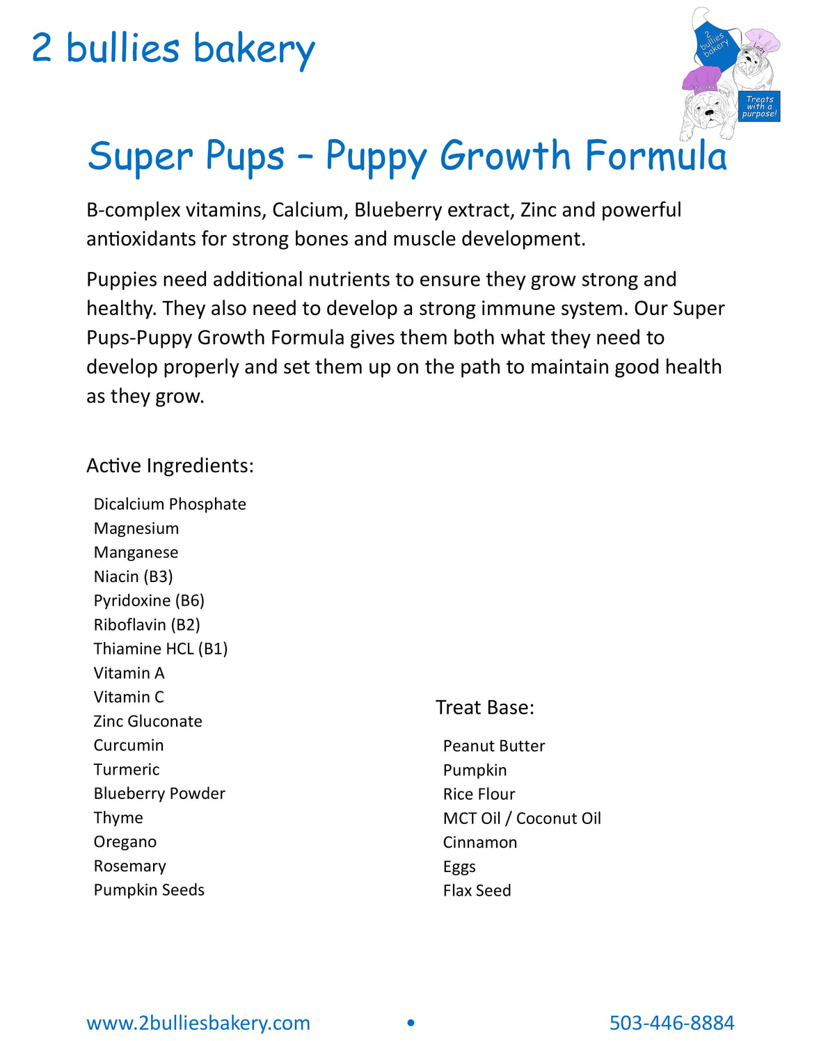 Super Pups - Puppy Growth Formula