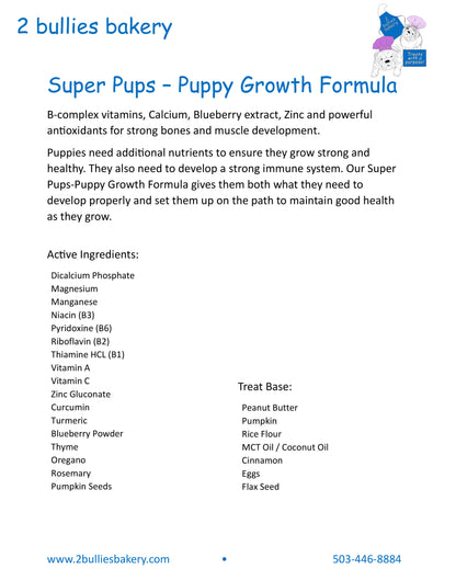 Super Pups - Puppy Growth Formula